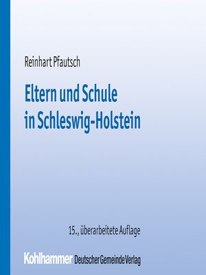 cover image of Eltern und Schule in Schleswig-Holstein